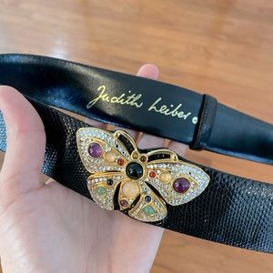 Vintage Judith Leiber Butterfly Belt